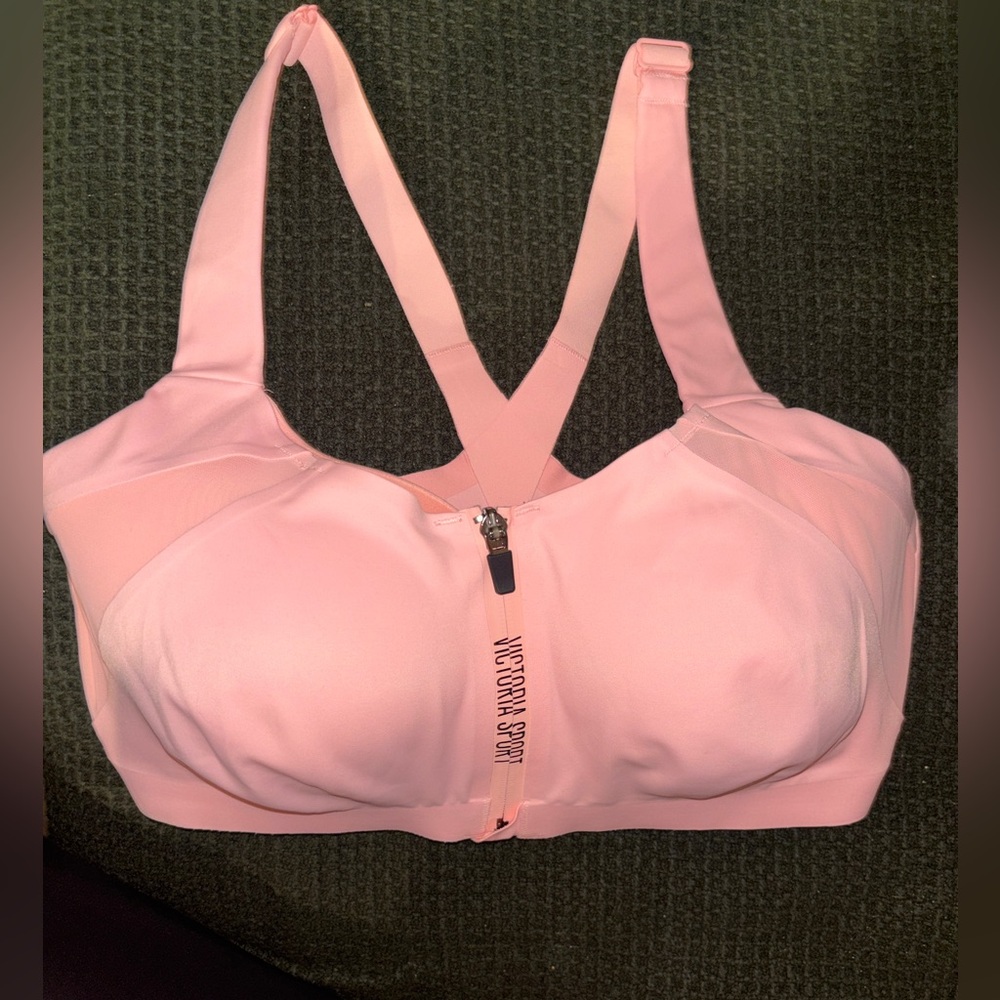 VICTORIA SPORT ZIPPER FRONT INCREDIBLE KNOCKOUT ULTRA MAX Sports Bra 38DDD